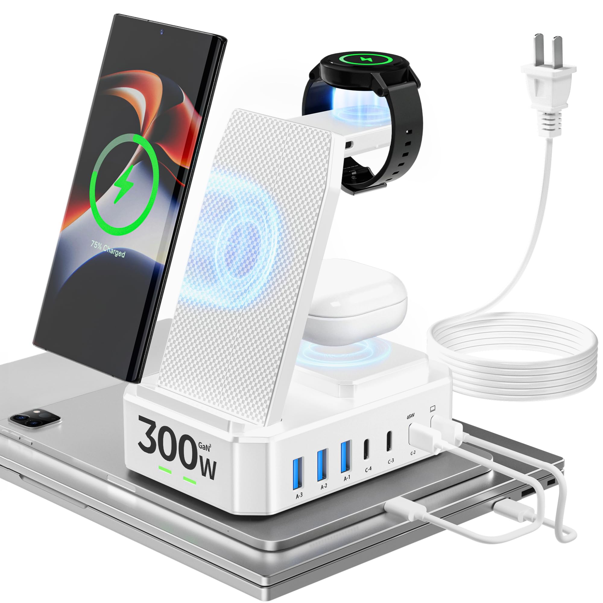 Amazon.com: 300W Wireless Charger for Samsung,Zutspzss 10 in 1